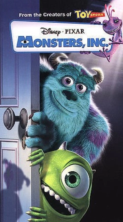 Monsters, Inc. VHS 2002 Walt Disney Pixar Clamshell John Goodman Billy Crystal Foto 1 de 1