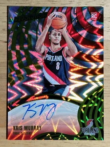 Autógrafos de novato Panini Revolution 2023-24 fractales #13 Kris Murray - Imagen 1 de 2