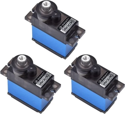 3PCS MM0090 3KG Analog RC Servo for RC Toy Parts,Mini Servo Motor for RC Airplan - Image 1 of 4
