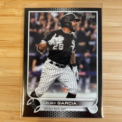 Leury Garcia 2022 Topps Series 2 Black /71  #348 - Image 1 of 3