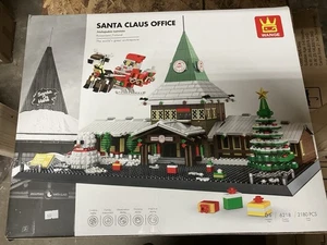 Wange Weihnachtsmann Büro, Baustein, Bauset. Weihnachten Weihnachtsmann Set - Bild 1 von 3