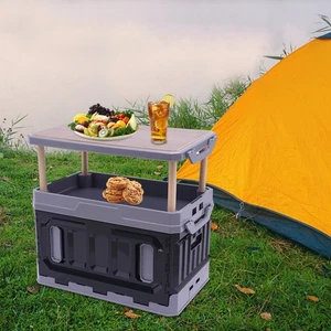 Scatola Portaoggetti Pieghevole da Esterno Portatile Campeggio Pieghevole Organizer - Foto 1 di 24