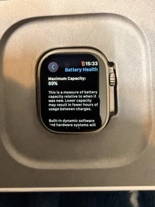 Apple Watch Ultra 1st Generation 49mm GPS Cellular  Titanium Ceramic Case - Picture 1 of 15