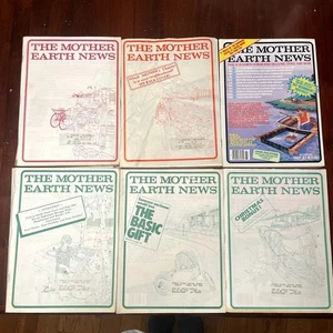 Vintage Mother Earth News Magazines 1983 1980s 6 Issues Prop  - Picture 1 of 5