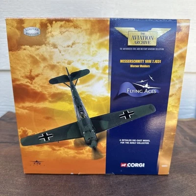 Corgi Aviation Archive 49203 Limited Ed Messerschmitt 109E 1/72 Werner Molders - Image 1 of 4
