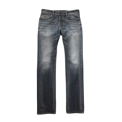 Jeans DIESEL Slim Pierna Recta SAFADO Botón Mosca 0885K Denim Envejecido 31x34 Foto 1 de 4