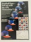 HelmetHat by Louisville NFL Chicago Bears Vintage 1986 Print Ad