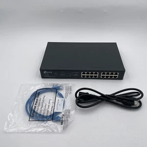 TP-Link TL-SG1016PE, 16 Port Gigabit PoE Switch 8 PoE+ Ports - Picture 1 of 6