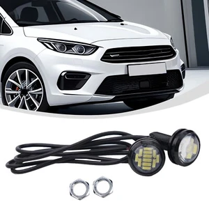 2x Car Auto 12V LED Reversing Backup Lamp Light Daytime Running Lights - Picture 1 of 12