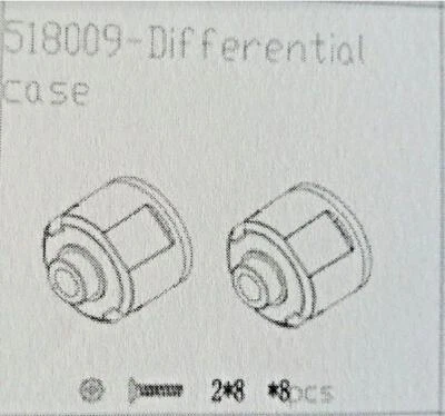 FS Racing 518009 Differential Case Monster Truck 1/8 DIGGER - Image 1 of 4