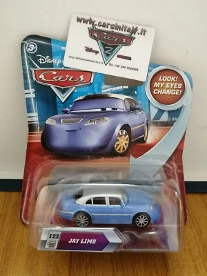 Cars1 -Jay Limo - S.Final Lap/Tokyo Eyes Ch. 2009 USA-Bl. #122 Mattel sc. 1/55 - Immagine 1 di 3