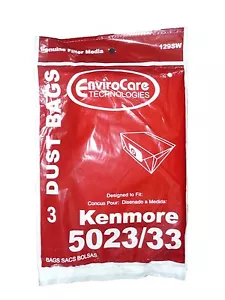 3 Kenmore 5023 5033 20-5033 Type E Vacuum Cleaner Bags -Sears Canister Style Vac - Picture 1 of 1