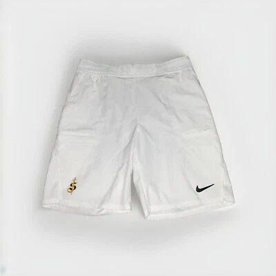 Nike Men’s Court Advantage Tennis Shorts Cw5944-100 Size Medium White - Image 1 of 4