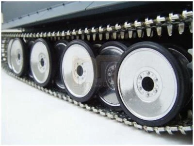 Metal Henglong 1/16 German Tiger I RC Tank Road Wheels Accessory W/ Bearings - Image 1 of 4