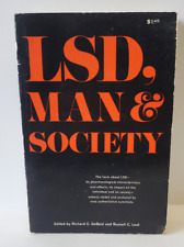 Lsd, Man & Society 1st Paperback Edition Drugs Book Wesleyan Press 1968