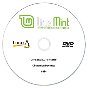 Linux Mint 21.2 "Victoria" Cinnamon 64bit Edition Installation DVD Free UK Post - Picture 1 of 3