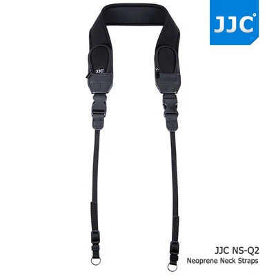 JJC 2Buckles Adjustable Neoprene Shoulder Neck Strap for DSLR Camera Canon Nikon - Image 1 of 4