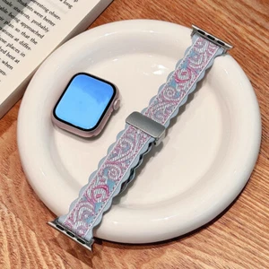 38/49mm Band For Apple Watch Ultra 2 4 5 6 7 8 9 SE Ethnic Pattern Leather Strap - Picture 1 of 16