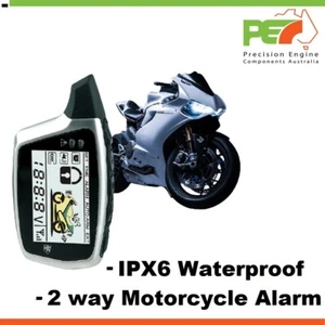 New 2 way Motorcycle Alarm System LCD Pager Shock Sensor Anti Theft Alarm Remote - Picture 1 of 6