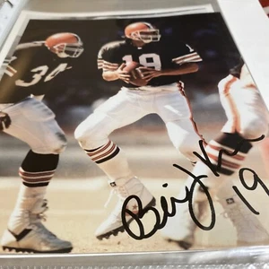 Bernie Kosar signed 8x10 photo Cleveland Browns Autographed - Picture 1 of 1