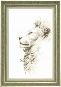 DIY Counted Cross Stitch Kit "Lion" - Picture 1 of 4