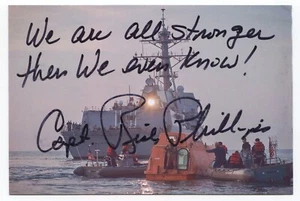 Captain Richard Phillips Signed Photo Autographed Signature Somali Pirate Hero - Picture 1 of 1