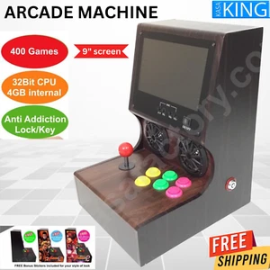 Kasa 9" Screen Arcade Machine Z Series IV 400 Video Games 32Bit CPU 4GB memory - Picture 1 of 9