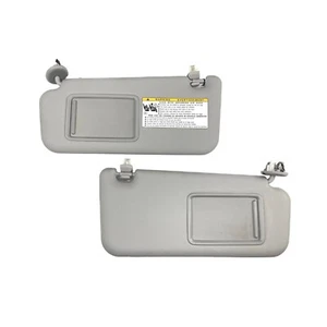 2006 - 2009 Toyota RAV4 RAV 4 Sunvisor set OEM illuminated Gray sun visors - Picture 1 of 6
