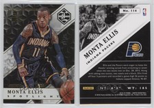 2015-16 Panini Limited Spotlight Gold /25 Monta Ellis #114