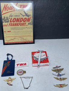 Assorted Airline Memorabilia Mostly TWA - Picture 1 of 22