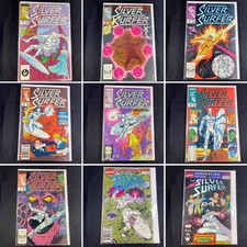(Lot Of 9) Silver Surfer No. 2, 9, 12, 16, 19, 20, 22, Annual 3, 4 Marvel 1987