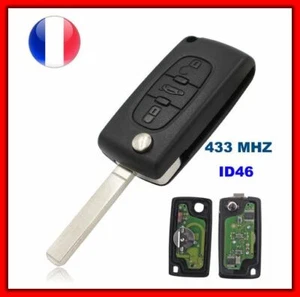 Clé Vierge ID46 CE0523 Pour Peugeot 307 CC 308 407 607 Expert jumpy C4 C5 C6 - Picture 1 of 4