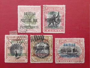 NORTH BORNEO 1903-1906 Postage Due Used 3c 4c 5c 6c 8c Scott J22-6 Sg 39-43 2039 - Picture 1 of 2
