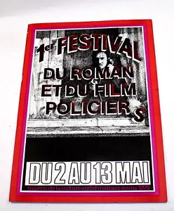 1979-1st festival du roman et du film policiers-French Mystery, Detective,Crime - Imagen 1 de 3