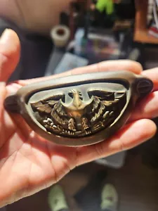 6 keeler brass co Vintage drawers pulls PURE BRASS - Picture 1 of 5