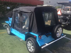 BLACK ENCLOSURE FOR ACG AMERICA EV MOKE 4 PASSENGER SEAT GOLF CART COVER - Bild 1 von 12