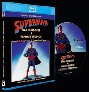 Superman Blu-ray Max Fleischer & Famous Studios Anaglyph 3D Collection Animation - Picture 1 of 3