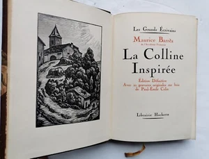 la COLLINE INSPIRÉE - Maurice BARRÈS - Paul COLIN - 1930 - Imagen 1 de 14