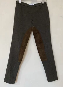 EMILIO PUCCI Wool Blend With Calfskin Leggings Riding Pants Size 8 - Picture 1 of 6