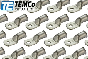 25 Lot 3/0 5/16" Hole Ring Terminal Lug Tin Plated Copper Uninsulated AWG Gauge - Picture 1 of 7