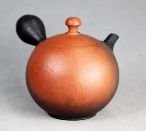 Tokoname Hand-made Yohen Tataki Teapot by Yoshiki, #yoshiki 101, D87*H92m, 260ml - Picture 1 of 9