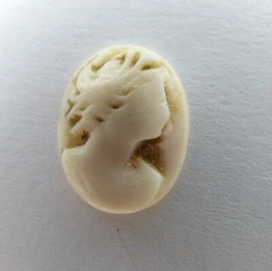 Pequeño cameo antiguo tallado ejemplo temprano - Imagen 1 de 5