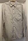 Polo Jeans Co Beige & White Stripe Shirt Long sleeve Size L Chest 44"