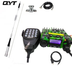 QYT KT8900 Dual Band VHF/UHF Car Mobile Radio 25W 200CH + Antenna Suit USB Cable - Zdjęcie 1 z 7