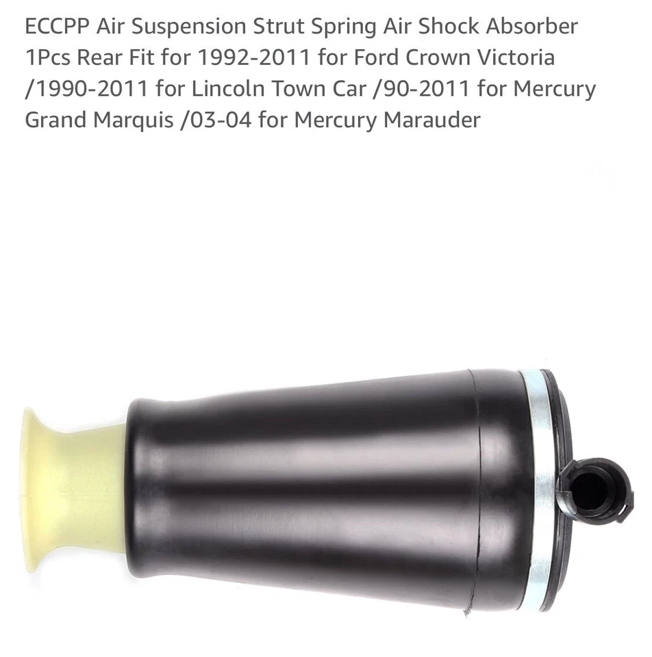 Rear Air Suspension Spring Shock Strut For Lincoln Town Car Ford Crown Victoria - Image 1 of 4