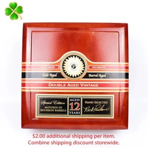 Perdomo Churchill Connecticut Double Aged Empty Wood Cigar Box 8" x 8" x 3.25" - Picture 1 of 12