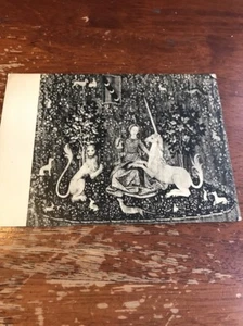 Postcard 44B-1117-D Tapestry La Dame a la Licorne - Picture 1 of 2