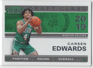 2019 Panini Contenders Carsen Edwards Draft Class 2019 #14