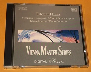 Edouard Lalo Symphony Espagnole Klavierkonzert CD Vienna Master Series Piano - Picture 1 of 5