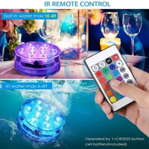 4x LED-RGB-Unterwasserleuchte - Bild 1 von 4